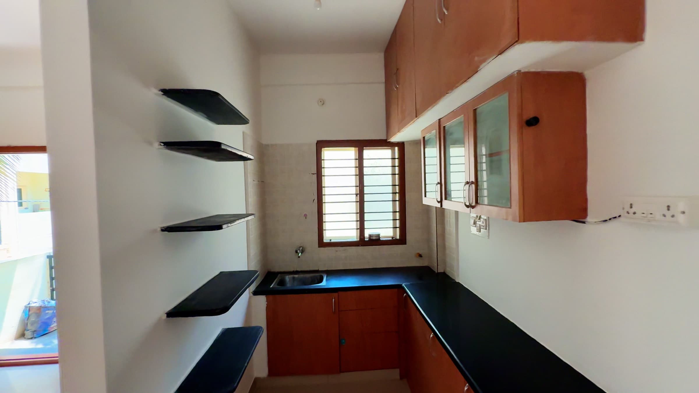 Geeta Ram Residency — kitchen granite counter