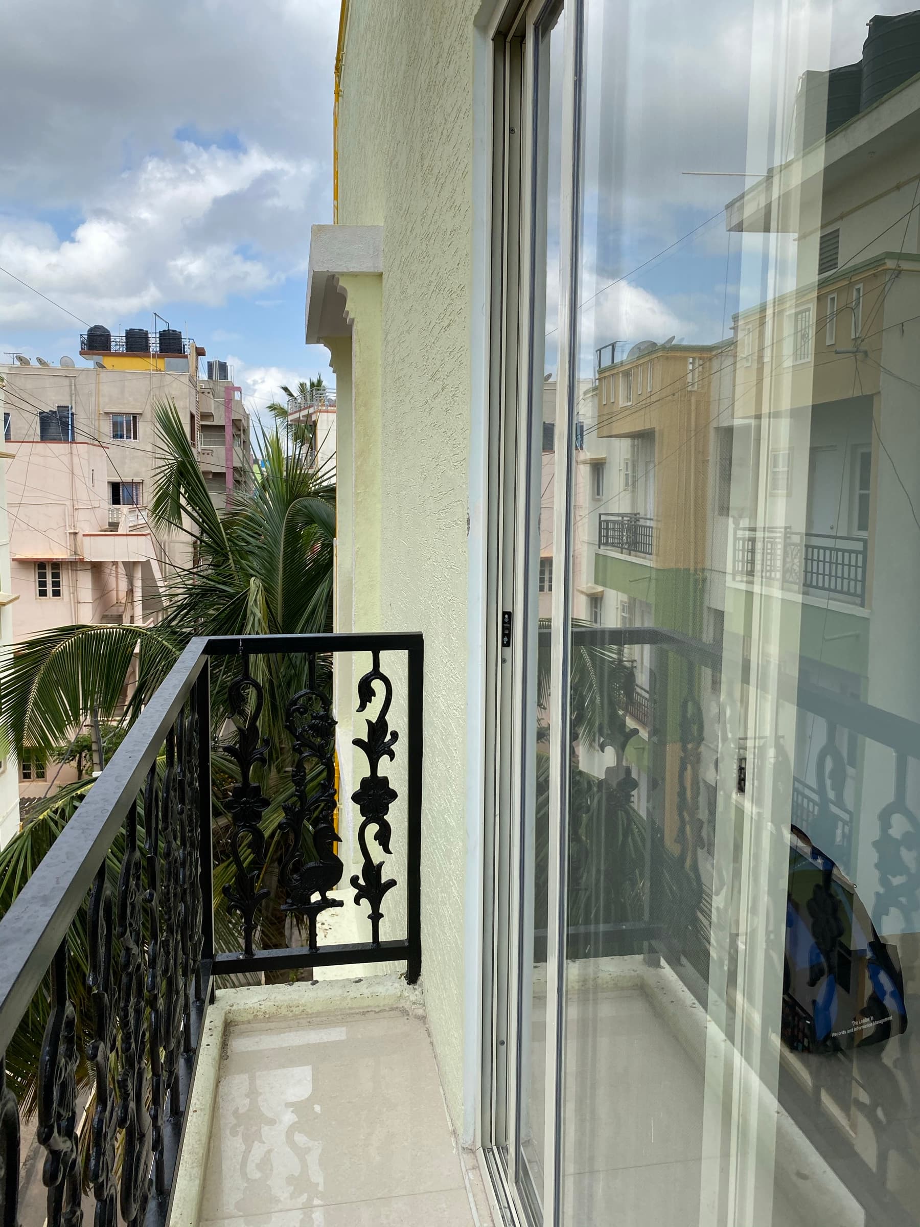 Geeta Ram Residency — balcony wrought iron railing
