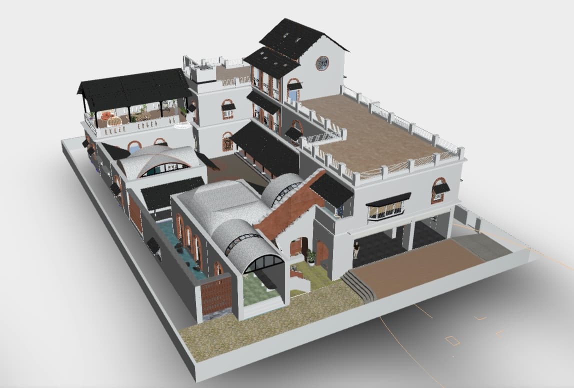 Jain Farms — architectural design view